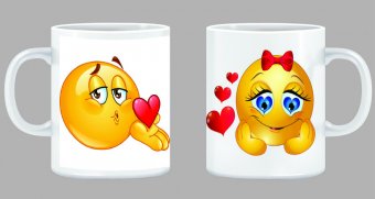 Set 2 cani Emoticons love