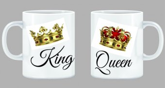 Set 2 cani King & Queen