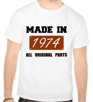 Tricou Made in 1974, all original parts
