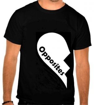 Tricou Opposites attract boy