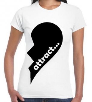 Tricou Opposites attract girl