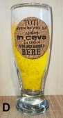 Pahar de bere personalizat