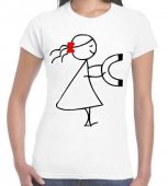 Tricou Love magnet fata